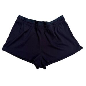 Community Aritzia Ribbed Lounge Shorts‎ Black Minimalist Clean Girl Basics Large